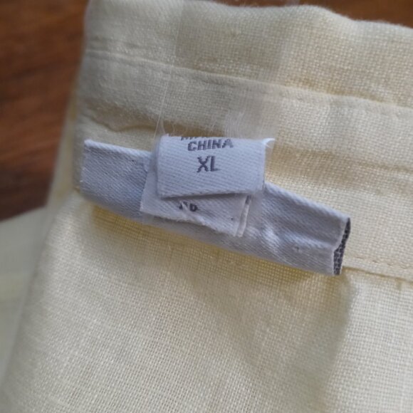 J. JILL love linen button front shirt in sunlight (XL) - Picture 7 of 14